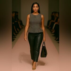 Vince Camuto Flounce Hem Top